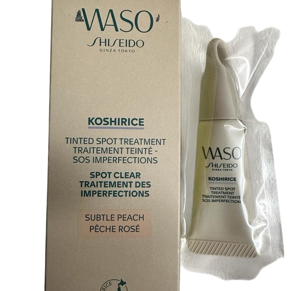 Waso Shiseido KOSHIRICE subtle peach Tinted Acne spot Treatment new sealed 8ml - Picture 3 of 6